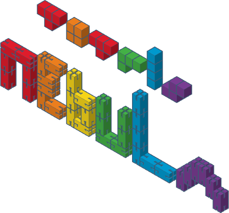 Tetris Nebula Isometric